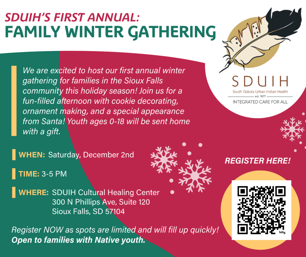 SDUIH First Annual Family Winter Gathering in Sioux Falls | South ...