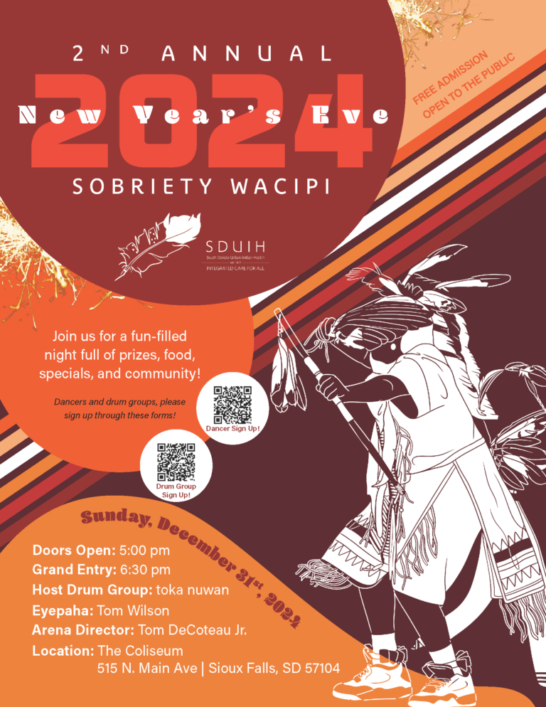 Join Us for the Second Annual Sobriety Wacipi on New Year’s Eve!