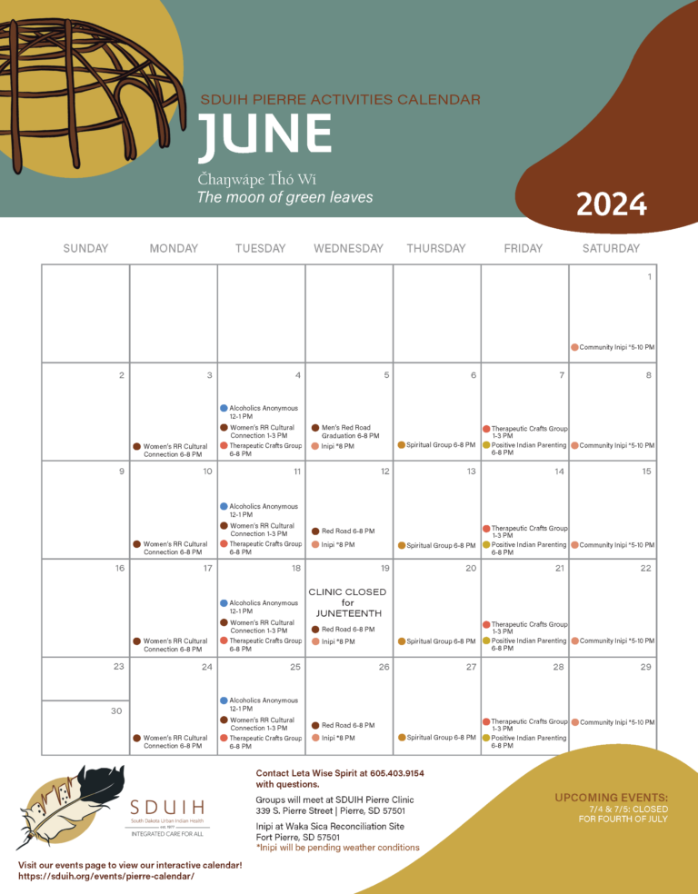 June Cultural Programming Calendars Available!