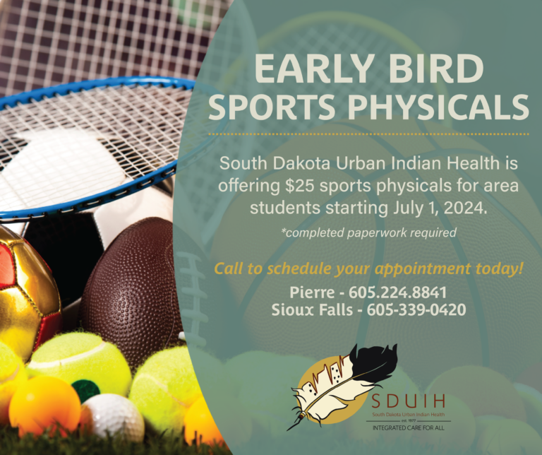 SDUIH Offering Early Bird Sports Physicals Starting Today! (7/1)